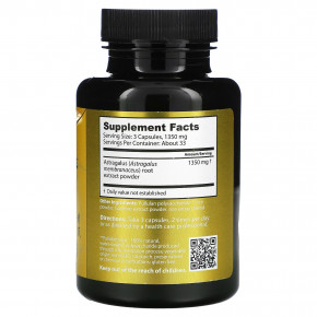 Dragon Herbs, астрагал, 450 мг, 100 капсул в Москве - eco-herb.ru | фото