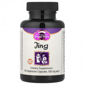 Dragon Herbs, Jing, 100 вегетарианских капсул - описание | фото
