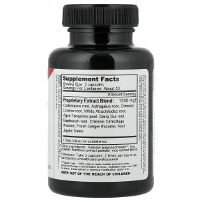 Dragon Herbs, кодонопсис и астрагал, 100 вегетарианских капсул в Москве - eco-herb.ru | фото