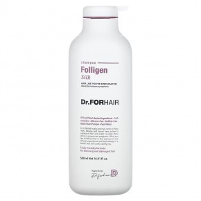 Dr.ForHair, Folligen, шампунь из оригинального шелка, 500 мл (16,91 жидк. Унции) - описание