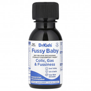 DrKids, Fussy Baby, для детей от 0 до 1 года, 100 мл (3,4 жидк. унции) в Москве - eco-herb.ru | изображение DrKids, Fussy Baby, для детей от 0 до 1 года, 100 мл (3,4 жидк. унции) в Москве - eco-herb.ru | фото