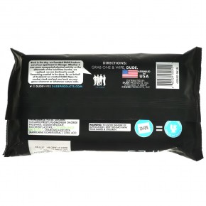 Dude Products, Салфетки, которые можно смывать, без отдушек, 48 салфеток в Москве - eco-herb.ru | фото