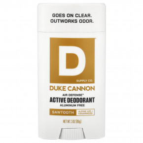 Duke Cannon Supply Co., Air Defense™, активный дезодорант, без алюминия, пилообразная форма, 85 г (3 унции) в Москве - eco-herb.ru | фото