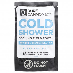 Duke Cannon Supply Co., Cold Shower®, салфетки для лица и тела, 15 полевых полотенец в Москве - eco-herb.ru | фото