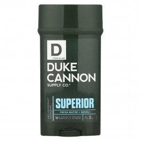 Duke Cannon Supply Co., Дезодорант-антиперспирант, превосходный, пресная вода и нероли, 85 г (3 унции) в Москве - eco-herb.ru | фото