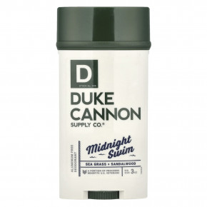 Duke Cannon Supply Co., Дезодорант без алюминия, Midnight Swim, морская трава и сандал, 85 г (3 унции) - описание | фото