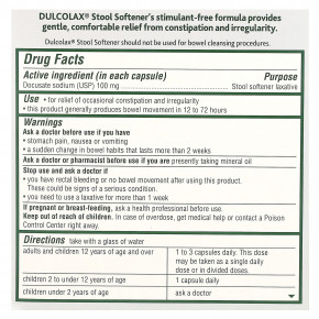 Dulcolax, средство для размягчения стула, 50 капсул в жидкой форме в Москве - eco-herb.ru | фото