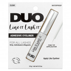 DUO, Адгезивная подводка для всех ресниц, водостойкая, прозрачная, 3,5 г (0,12 унции) в Москве - eco-herb.ru | фото