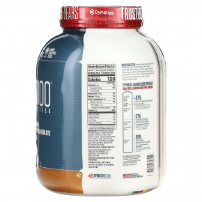 Dymatize, ISO100®, гидролизованный, 100% изолят сывороточного протеина, шоколад и арахисовое масло, 2,3 кг (5 фунтов) в Москве - eco-herb.ru | фото