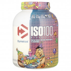 Dymatize, ISO100®, гидролизованный, 100% изолят сывороточного протеина, со вкусом торта, 2,3 кг (5 фунтов) - описание