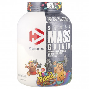 Dymatize, Super Mass Gainer ™, фруктовые камешки, 2,7 кг (6 фунтов) в Москве - eco-herb.ru | фото