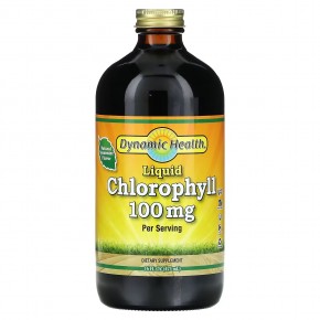Dynamic Health, жидкий хлорофилл, со вкусом натуральной мяты, 473 мл (16 жидк. унций) в Москве - eco-herb.ru | фото
