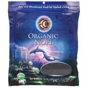 Earth Circle Organics, органические нори, 50 шт., 125 г (4,4 унции) в Москве - eco-herb.ru | фото