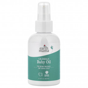 Earth Mama, детское масло с календулой, 120 мл (4 жидк. унции) - описание | фото