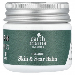 Earth Mama, Органический бальзам для кожи и шрамов, 30 мл (1 жидк. Унция) - описание | фото