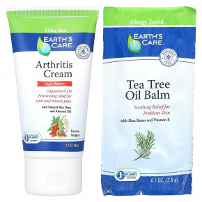 Earth's Care, крем от артрита, высокая эффективность, 68 г (2,4 унции) в Москве - eco-herb.ru | фото