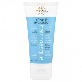 Earth Science, маска для волос, для нормальных и сухих волос, Olive & Avocado™, 59 г (2 унции) - описание | фото