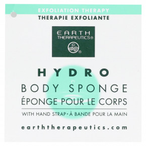 Earth Therapeutics, Губка Hydro Body, желтая, 1 шт. (Товар снят с продажи) в Москве - eco-herb.ru | фото