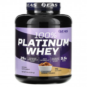 EAS, 100% Platinum Whey, хлопья с корицей, 2,26 кг (5 фунтов) в Москве - eco-herb.ru | фото