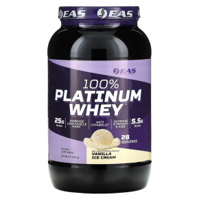 EAS, 100% Platinum Whey, ванильное мороженое, 907 г (2 фунта) в Москве - eco-herb.ru | фото