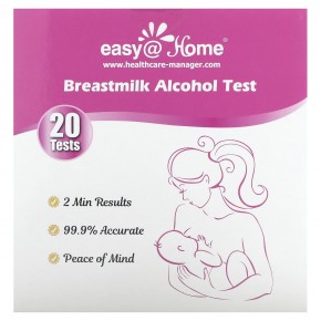 Easy@Home, Тест на содержание алкоголя в грудном молоке, 20 тестов в Москве - eco-herb.ru | фото