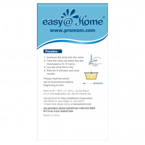 Easy@Home, Ovulation Test, 25 Tests в Москве - eco-herb.ru | фото