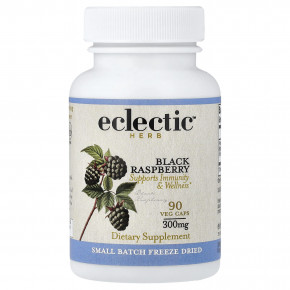 Eclectic Herb, черная малина, 300 мг, 90 растительных капсул в Москве - eco-herb.ru | фото