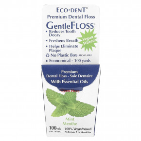 Eco-Dent, GentleFloss®, мята, 91,44 м (100 ярдов) (Товар снят с продажи) в Москве - eco-herb.ru | изображение Eco-Dent, GentleFloss®, мята, 91,44 м (100 ярдов) (Товар снят с продажи) в Москве - eco-herb.ru | фото