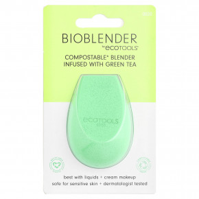 EcoTools, Bioblend, биоразлагаемый блендер с зеленым чаем, 1 спонж в Москве - eco-herb.ru | изображение EcoTools, Bioblend, биоразлагаемый блендер с зеленым чаем, 1 спонж в Москве - eco-herb.ru | фото