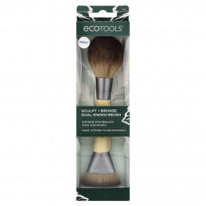 EcoTools, двусторонняя кисть для Sculpt и бронзер, 1 шт. в Москве - eco-herb.ru | фото