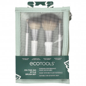 EcoTools, Набор кистей On-The-Go, 4 шт. в Москве - eco-herb.ru | фото