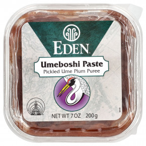 Eden Foods, паста умэбоси, пюре из маринованной японской сливы умэ, 200 г (7 унций) в Москве - eco-herb.ru | фото