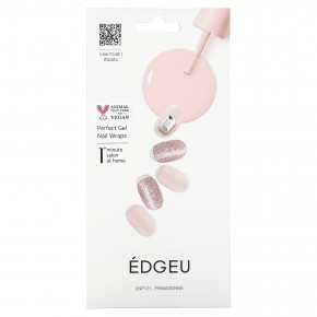 Edgeu, Perfect Gel Nail Wraps, ENP 121 Primadonna, набор из 23 предметов - описание