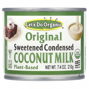 Edward & Sons, Let's Do Organic®, Sweetened Condensed Coconut Milk, Original , 7.4 oz (210 g) в Москве - eco-herb.ru | фото