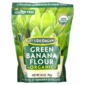 Edward & Sons, Let's Do Organic, органическая мука из зеленых бананов, 14 унц. (396 г) в Москве - eco-herb.ru | фото