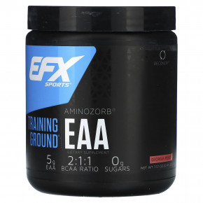 EFX Sports, Aminosorb, Training Ground EAA, со вкусом персика, 213 г (0,47 фунта) - описание | фото