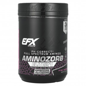 EFX Sports, AminoZorb® Elite 21, розовая жевательная резинка, 390 г (13,76 унции) - описание