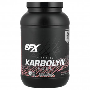 EFX Sports, Karbolyn® Fuel, со вкусом киви и клубники, 1950 г (4 фунта, 4,8 унции) - описание | фото