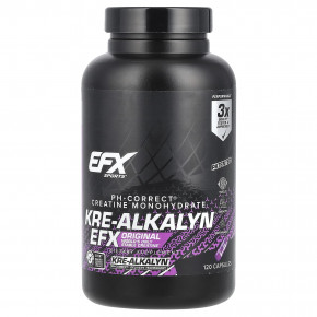 EFX Sports, Kre-Alkalyn® EFX, 1500 мг, 120 капсул (750 мг на капсулу) в Москве - eco-herb.ru | фото