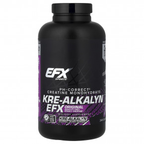 EFX Sports, Kre-Alkalyn® EFX, 240 капсул (750 мг в 1 капсуле) - описание | фото