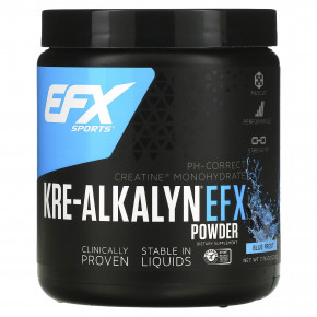 EFX Sports, Kre-Alkalyn EFX, порошок, со вкусом «Морозная свежесть», 220 г (7,76 унции) - описание