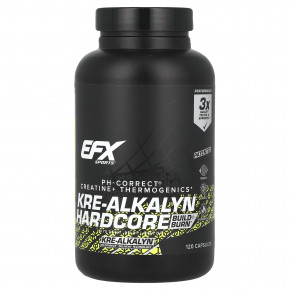 EFX Sports, Kre-Alkalyn Hardcore, 120 капсул в Москве - eco-herb.ru | фото