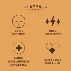 Egmont Honey, Мед манука, необработанный и непастеризованный, MGO 50+, 500 г (17,6 унции) в Москве - eco-herb.ru | фото