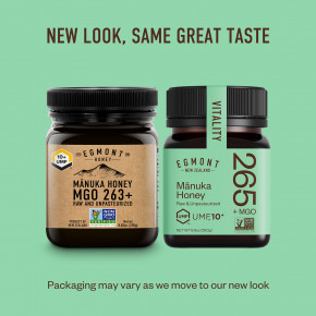 Egmont Honey, Мед манука, необработанный и непастеризованный, UMF ™ 10+, MGO 265+, 250 г (8,8 унции) в Москве - eco-herb.ru | изображение Egmont Honey, Мед манука, необработанный и непастеризованный, UMF ™ 10+, MGO 265+, 250 г (8,8 унции) в Москве - eco-herb.ru | фото