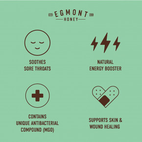 Egmont Honey, Мед манука, необработанный и непастеризованный, UMF ™ 10+, MGO 265+, 250 г (8,8 унции) в Москве - eco-herb.ru | изображение Egmont Honey, Мед манука, необработанный и непастеризованный, UMF ™ 10+, MGO 265+, 250 г (8,8 унции) в Москве - eco-herb.ru | фото