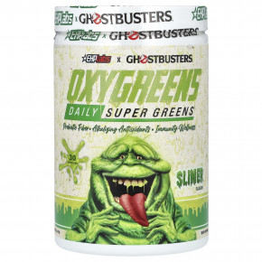 EHPlabs, Ghostbuster, Oxygreens, ежедневная суперзелень, Slimer, 276 г (9,73 унции) - описание