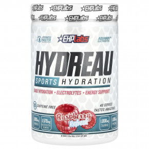 EHPlabs, Hydreau Sports Hydration, малиновое освежение, 300 г (10,58 унции) - подробнее EHPlabs, Hydreau Sports Hydration, малиновое освежение, 300 г (10,58 унции) - описание