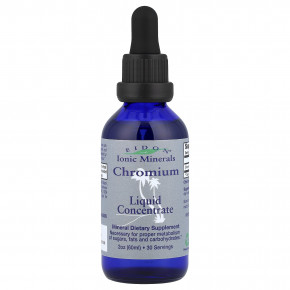 Eidon Ionic Minerals, жидкий концентрат хрома, 60 мл (2 унции) - описание | фото