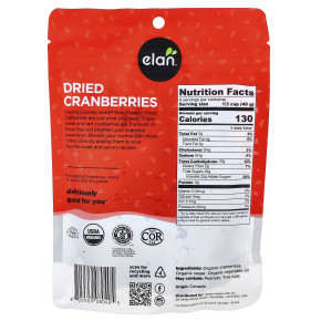 Elan, Органическая сушеная клюква, 175 г (6,2 унции) в Москве - eco-herb.ru | изображение Elan, Органическая сушеная клюква, 175 г (6,2 унции) в Москве - eco-herb.ru | фото