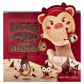 Elizavecca, Milky Piggy, Hell-Pore, игристые пилинг-диски с идеальным вином, 30 шт., 200 мл (6,76 жидк. Унции) в Москве - eco-herb.ru | фото